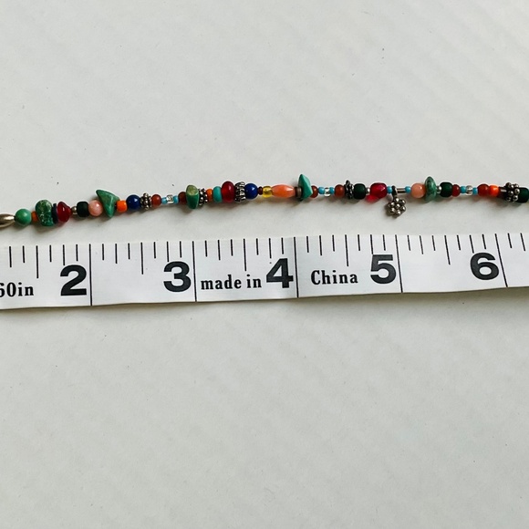 Handmade Multi Stone bracelet 7” - Picture 6 of 6